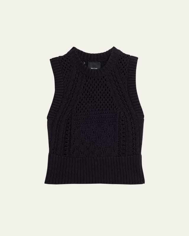 Crochet Crewneck Vest